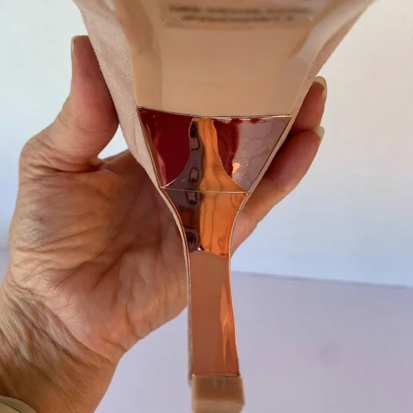 Ted Baker London Gewell Pink Suede Bow Heel Pumps Size 9 - Picture 13 of 15